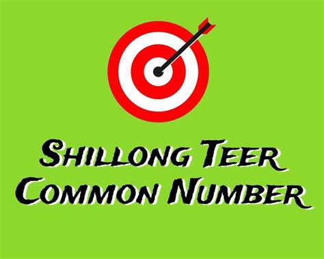 sunday morning teer common number|Shillong Morning Teer Common Number (100.